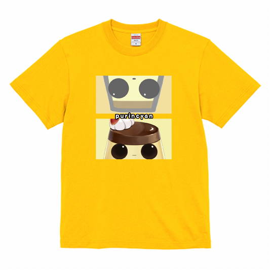 WぷりんTシャツ(カナリアイエロー)